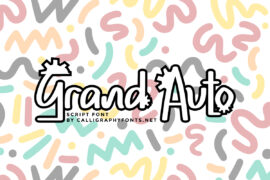 Grand Auto Demo Font