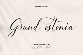Grand Estonia Demo Font