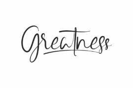 Greatness Demo Font