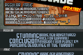 Gunblade Font