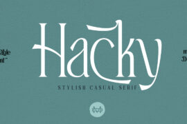 Hacky Demo Font