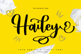 Hailey Script Font