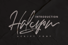 Halcyon FREE Font