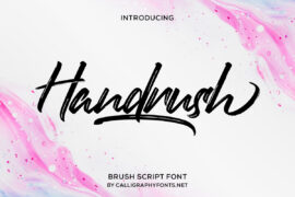 Handrush Demo Font