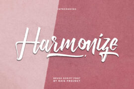 Harmonize Demo Font