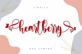 heartberry – personal use Font