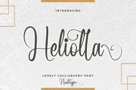 Heliolla Demo Font