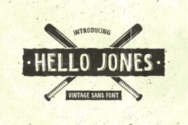 Hello Jones Free Trial Font
