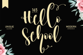 Hello School Font