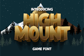 High Mount Font