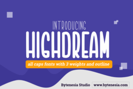 Highdream Font Family