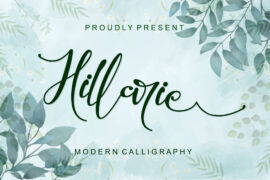 Hillarie – Personal Use Font