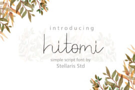 hitomi Font