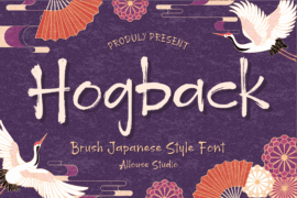 Hogback Demo Version Font