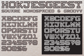 Hokjesgeest Font