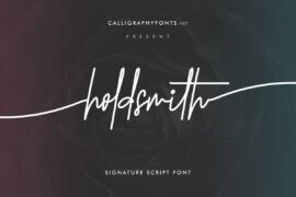 Holdsmith Demo Font