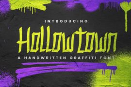 Hollowtown Free Font