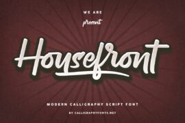 Housefront Demo Font