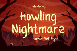 Howling Nightmare Font