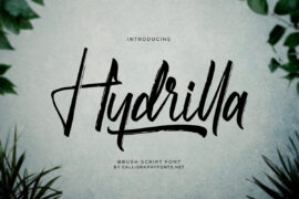 Hydrilla Demo Font