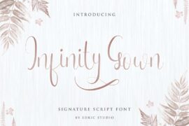 Infinity Gown Demo Font
