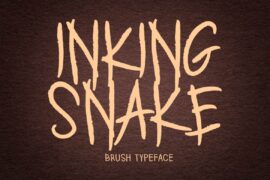 INKING SNAKE Font