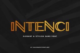 Intenci Demo Font