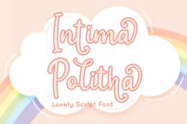 Intima Politha – Personal Use Font