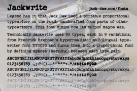 Jackwrite Font Family