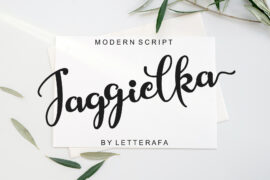 Jaggielka – Personal Use Font