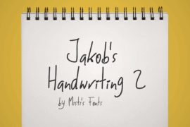 Jakobs Handwriting 2 Font