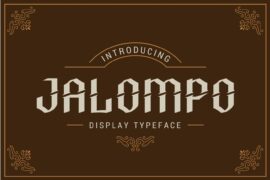 Jalompo Font