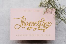 Jhamesline Demo Font