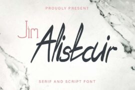 Jim Alistair Demo Font Family