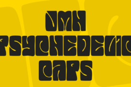JMH Psychedelic CAPS Font