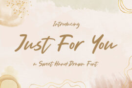 Just For You Free Trial Font
