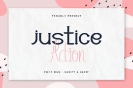 Justice Action Demo Font Family