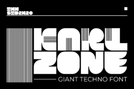 KARL Zone Font