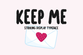 Keep Me Font
