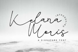 Kelana Moris Demo Font