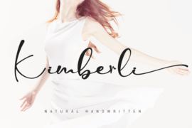 Kimberli – Personal Use Font