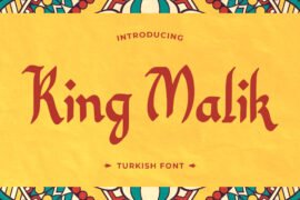 King Malik Free Trial Font