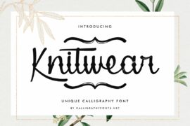Knitwear Demo Font