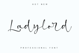 Ladylord – personal use Font