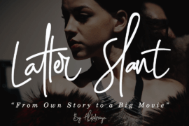 Latter Slant Font Family