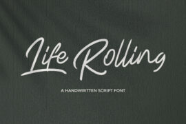 Life Rolling Free Trial Font