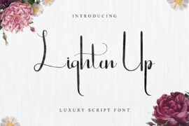 Lighten Up Demo Font