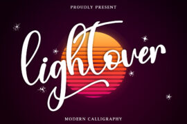 Lightover – Personal Use Font