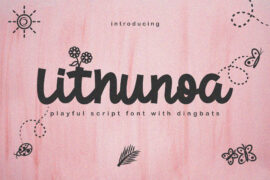 Lithunoa Font Family