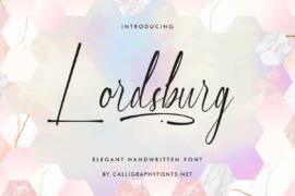 Lordsburg Demo Font